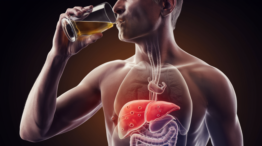 ACTION OF ALCOHOL ON INTERNAL ORGANS