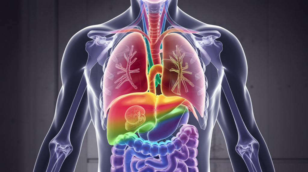 ACTION OF ALCOHOL ON INTERNAL ORGANS.